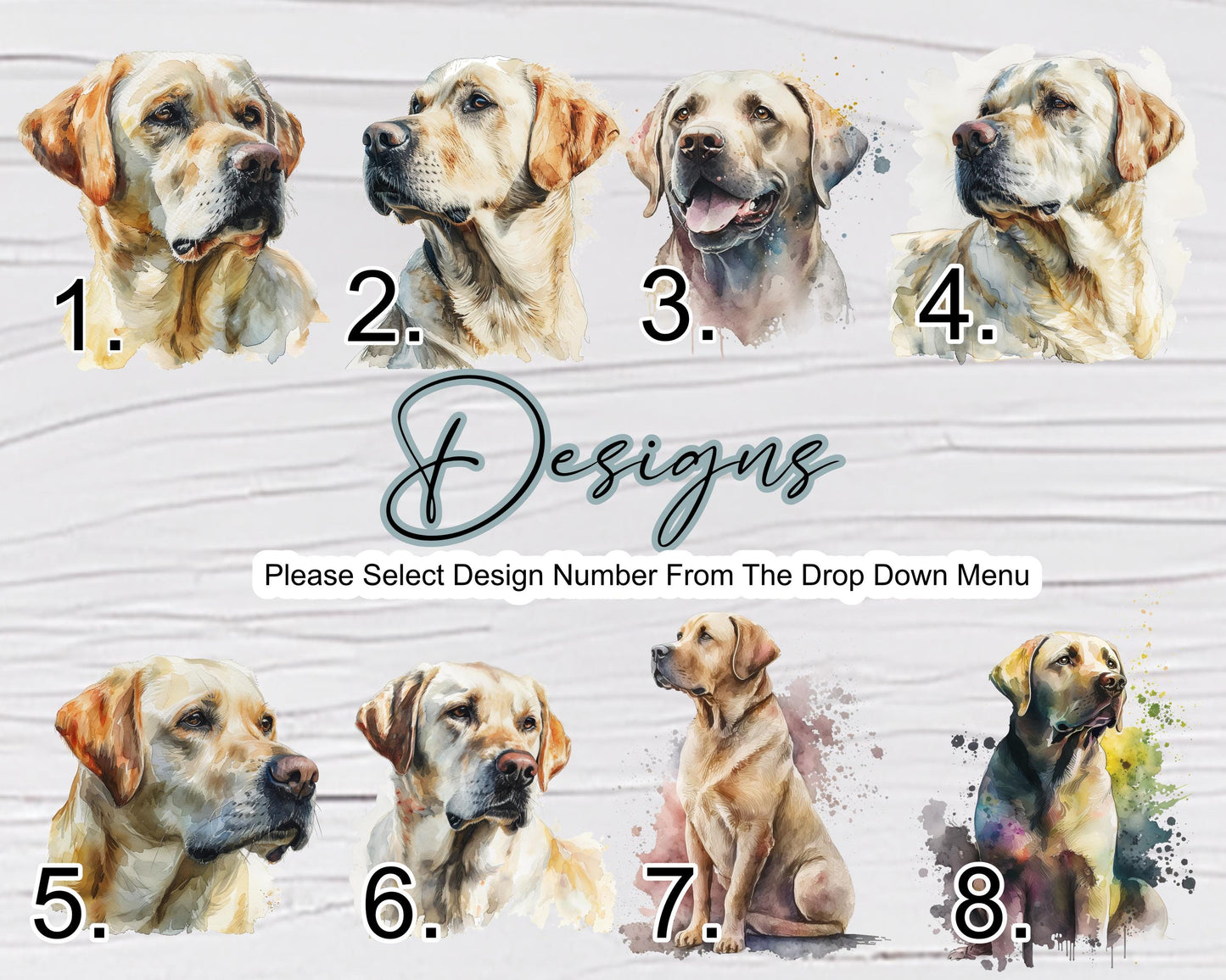 Personalised Yellow Labrador Glass Chopping Board – Custom Dog Lover Kitchen Gift