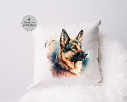 Personalised German Shepherd Cushion | Custom Dog Pillow | Dog Lover Gift
