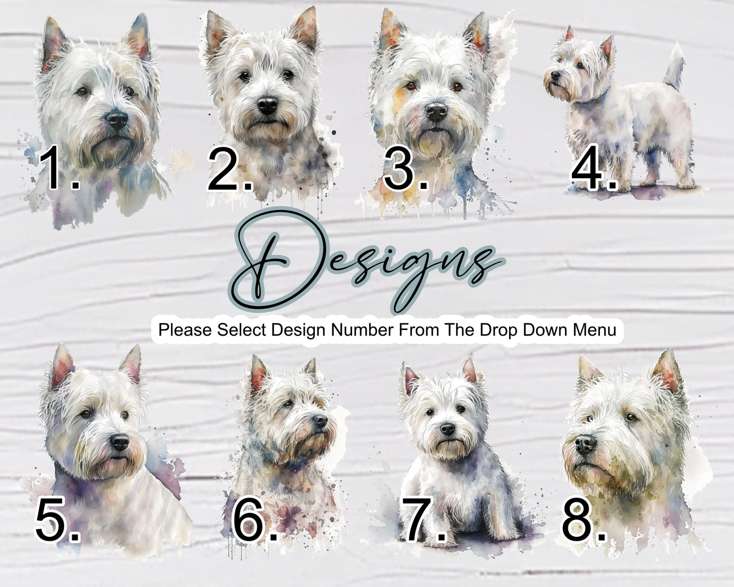 Personalised West Highland Terrier Plant Pot | Westie Gift & Succulent Planter