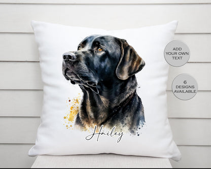 Personalised Labrador Cushion – Custom Dog Pillow | Labrador Lover Home Décor Gift