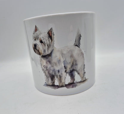 Personalised West Highland Terrier Plant Pot | Westie Gift & Succulent Planter