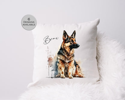Personalised German Shepherd Cushion | Custom Dog Pillow | Dog Lover Gift