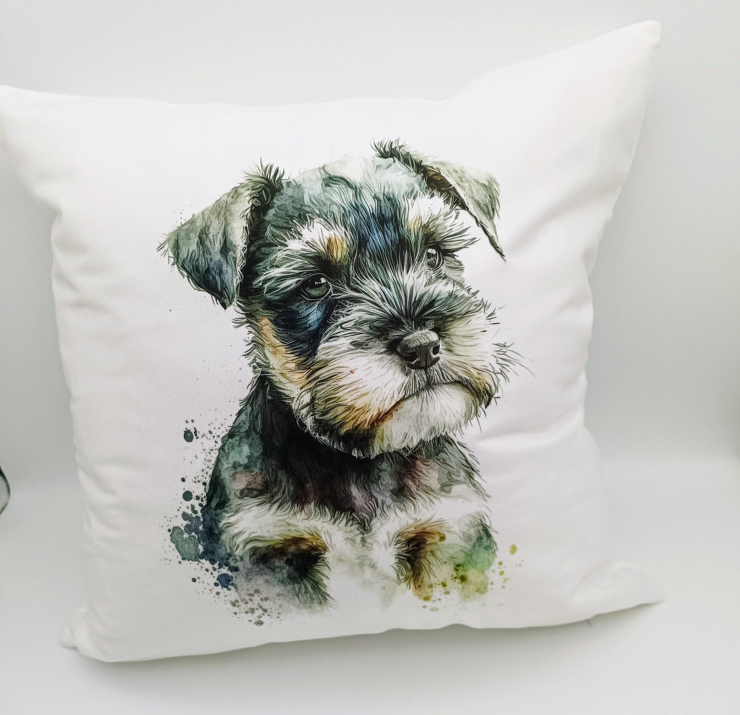 Personalised Schnauzer Cushion | Custom Dog Pillow | Gift for Dog Lovers
