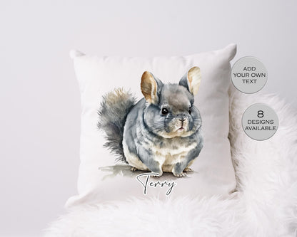 Personalised Chinchilla Cushion | Custom Pet Pillow | Home Décor Gift