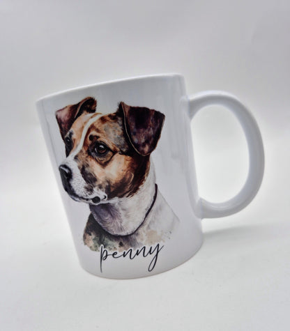Personalised Jack Russell Mug & Coaster Set | Dog Lover Gift