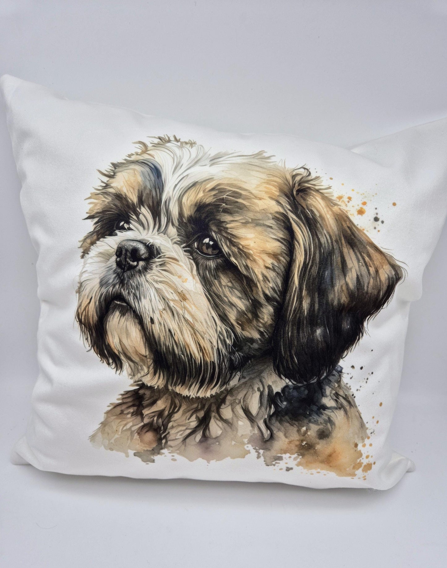 Shih Tzu Cushion – Cute Dog Pillow for Shih Tzu Lovers | Pet Throw Pillow | Gift for Dog Owners, Mum, Friend or Memorial