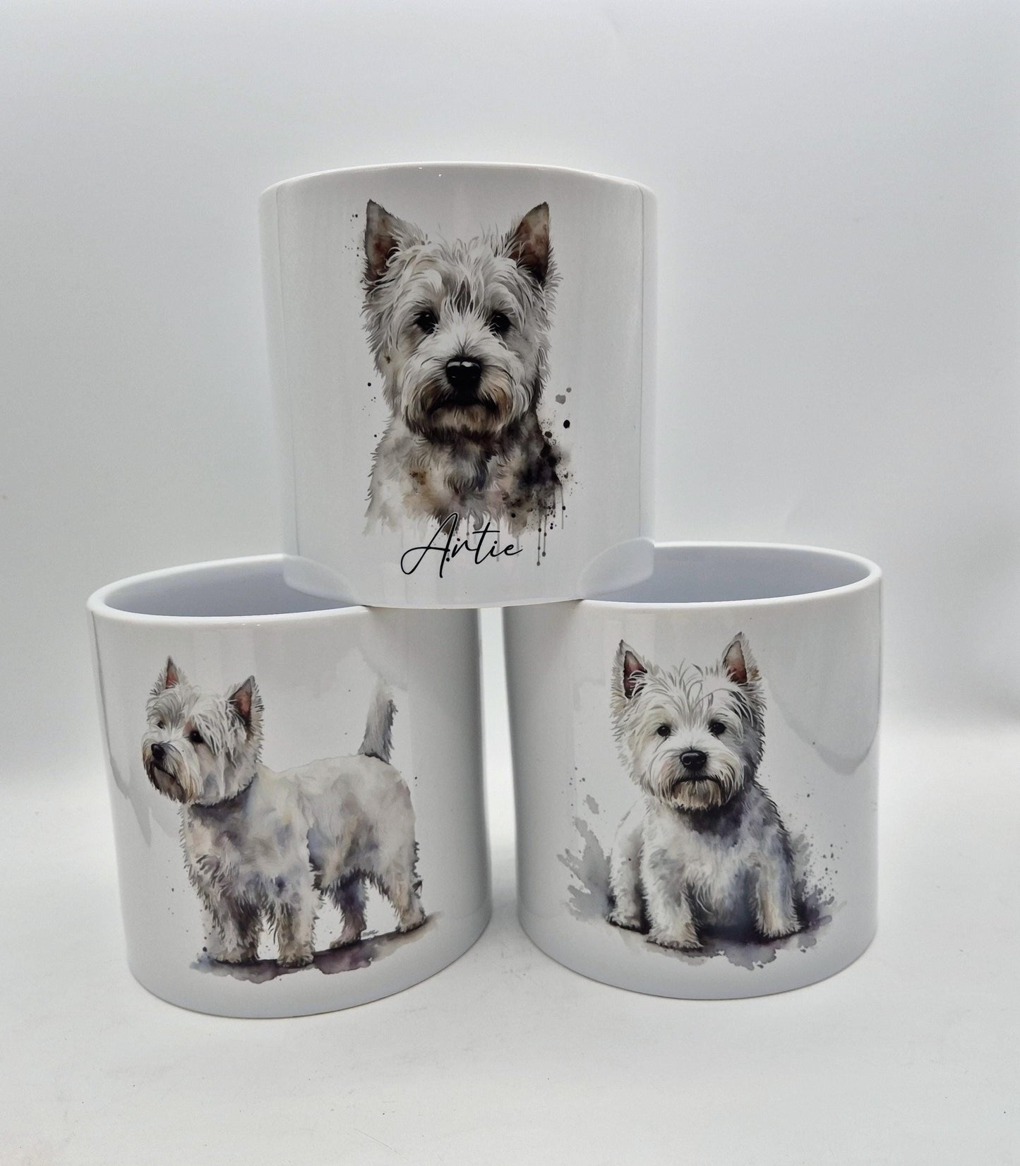 Personalised West Highland Terrier Plant Pot | Westie Gift & Succulent Planter