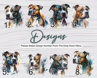 Personalised Staffordshire Bull Terrier Cushion | Custom Staffy Gift | Dog Lover Pillow