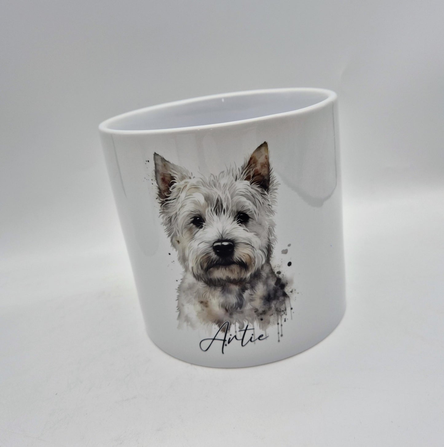 Personalised West Highland Terrier Plant Pot | Westie Gift & Succulent Planter