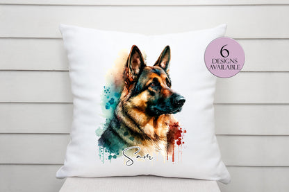 Personalised German Shepherd Cushion | Custom Dog Pillow | Dog Lover Gift
