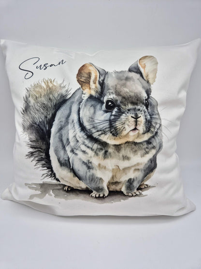 Personalised Chinchilla Cushion | Custom Pet Pillow | Home Décor Gift