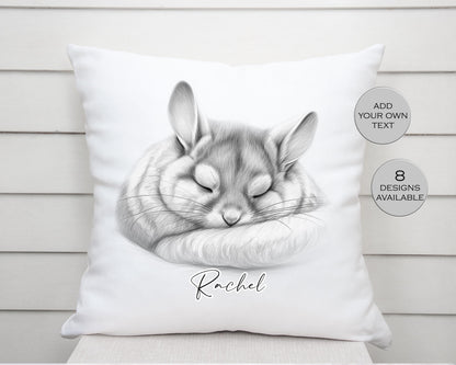 Personalised Chinchilla Cushion | Custom Pet Pillow | Home Décor Gift
