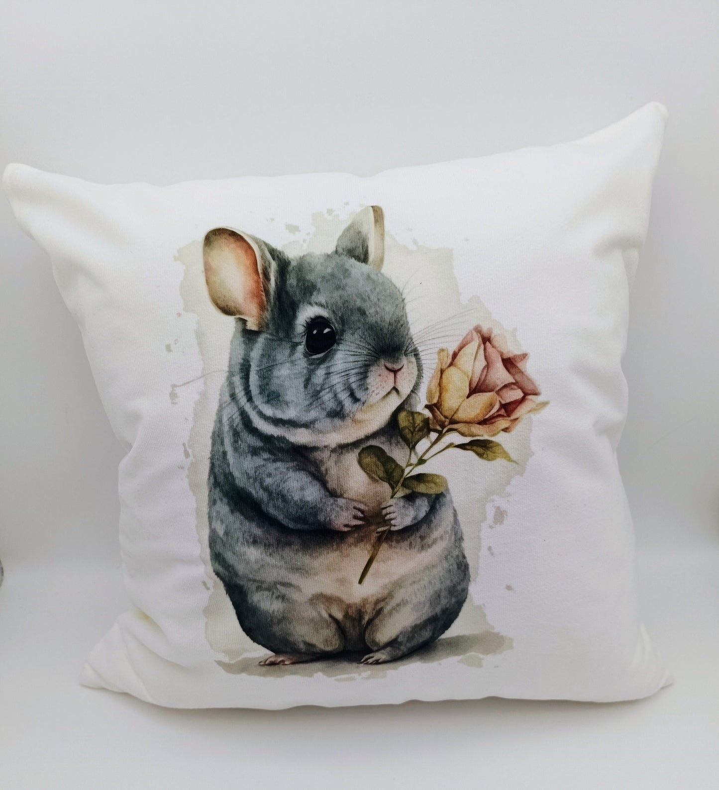 Personalised Chinchilla Cushion | Custom Pet Pillow | Home Décor Gift