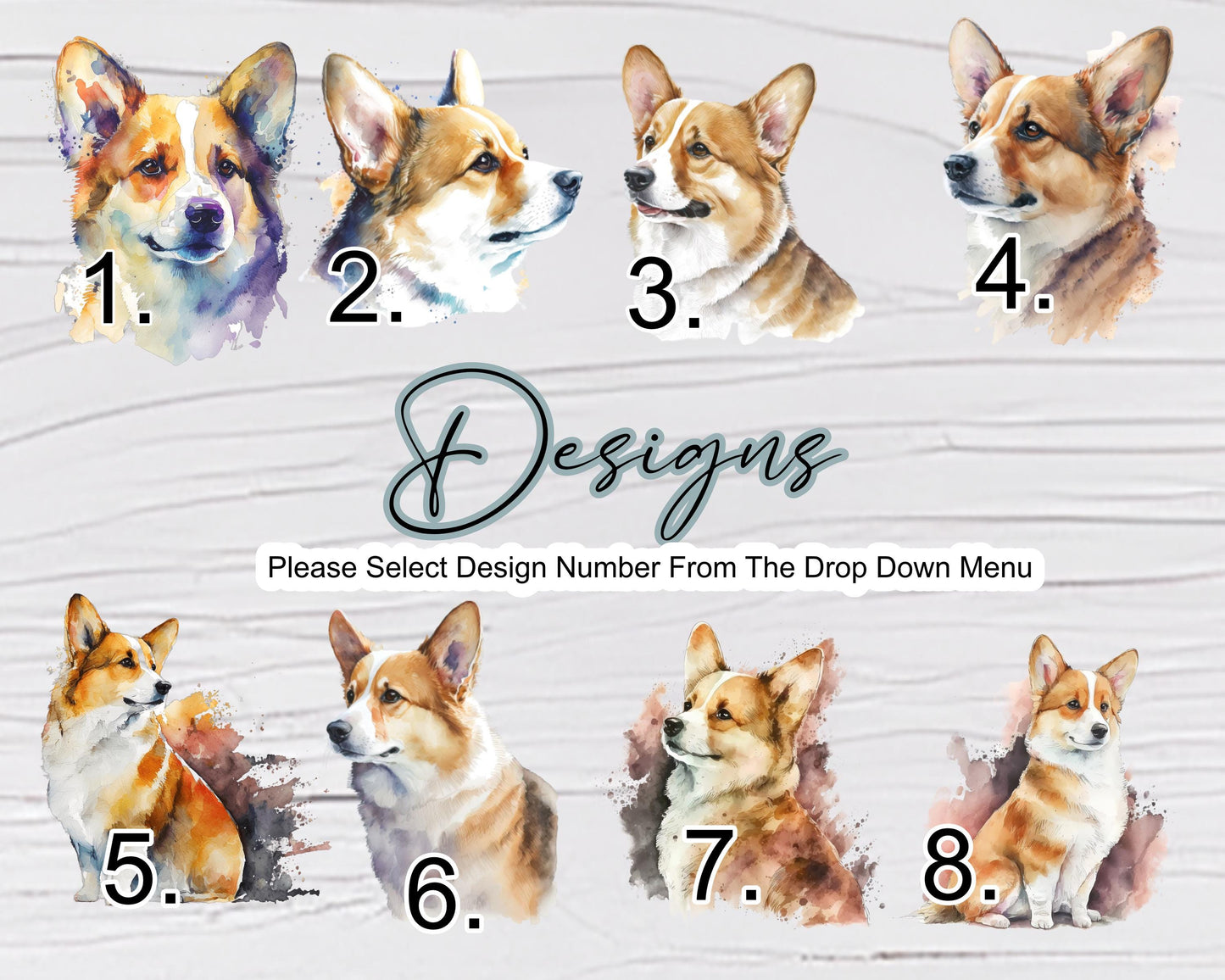Personalised Welsh Corgi Glass Chopping Board | A3 or A4 | Dog Lover Gift