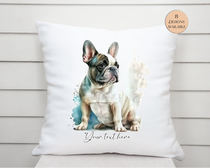 Personalised French Bulldog Cushion | Gift for Dog Lovers & Frenchie Owners